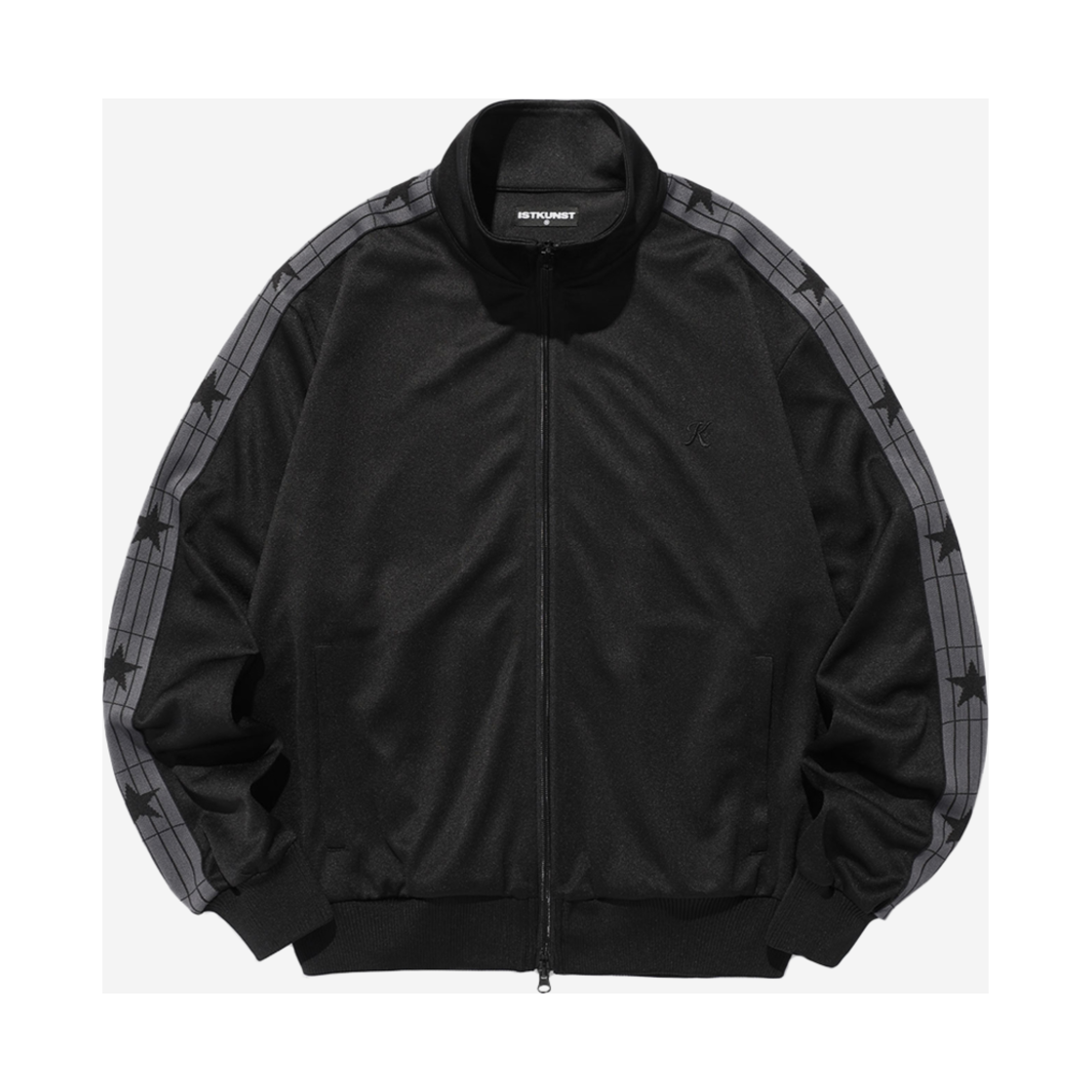 IK2FSMJ203ABK ISTKUNST IK Track Jersey Jacket Black - 대표 이미지 #1