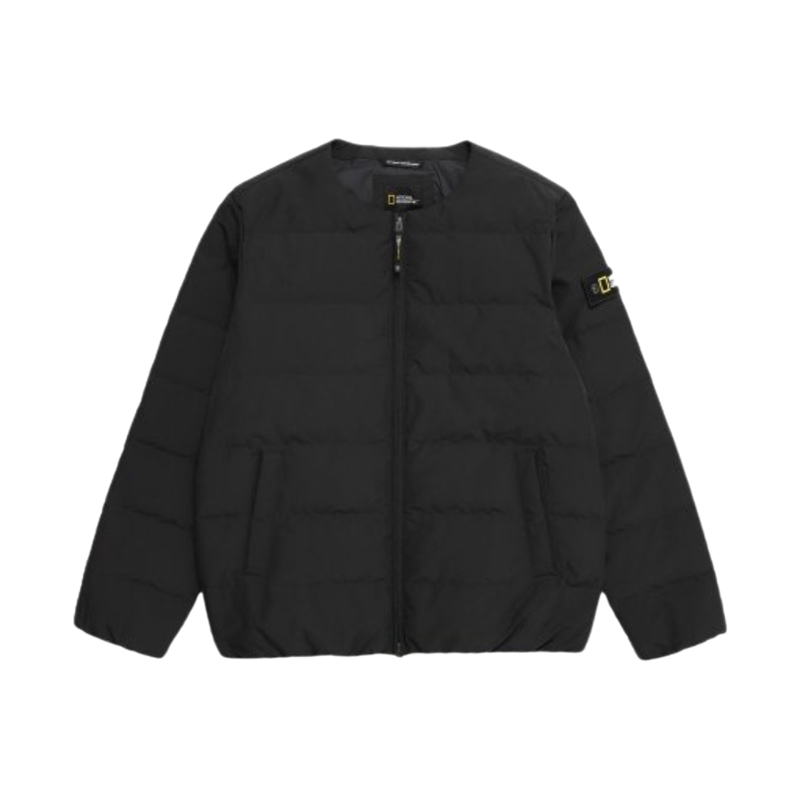 내셔널 지오그래픽 헤론 U넥 경량 다운 점퍼 카본 블랙(National Geographic Heron U Neck Lightweight Down Jumper Carbon Black)