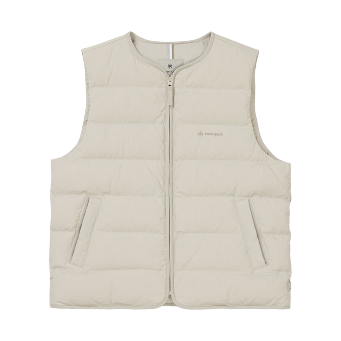 (W) 스노우 피크 랜드 라이트웨이트 다운 베스트 라이트 베이지