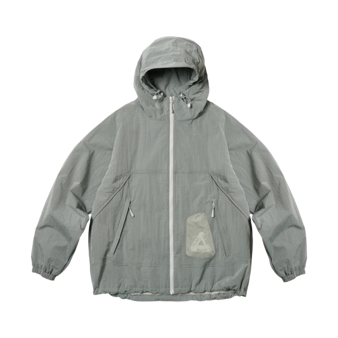팔라스 Y-립스탑 쉘 자켓 스틸 그레이 - 23SS(Palace Y-Ripstop Shell Jacket Steel Grey - 23SS)