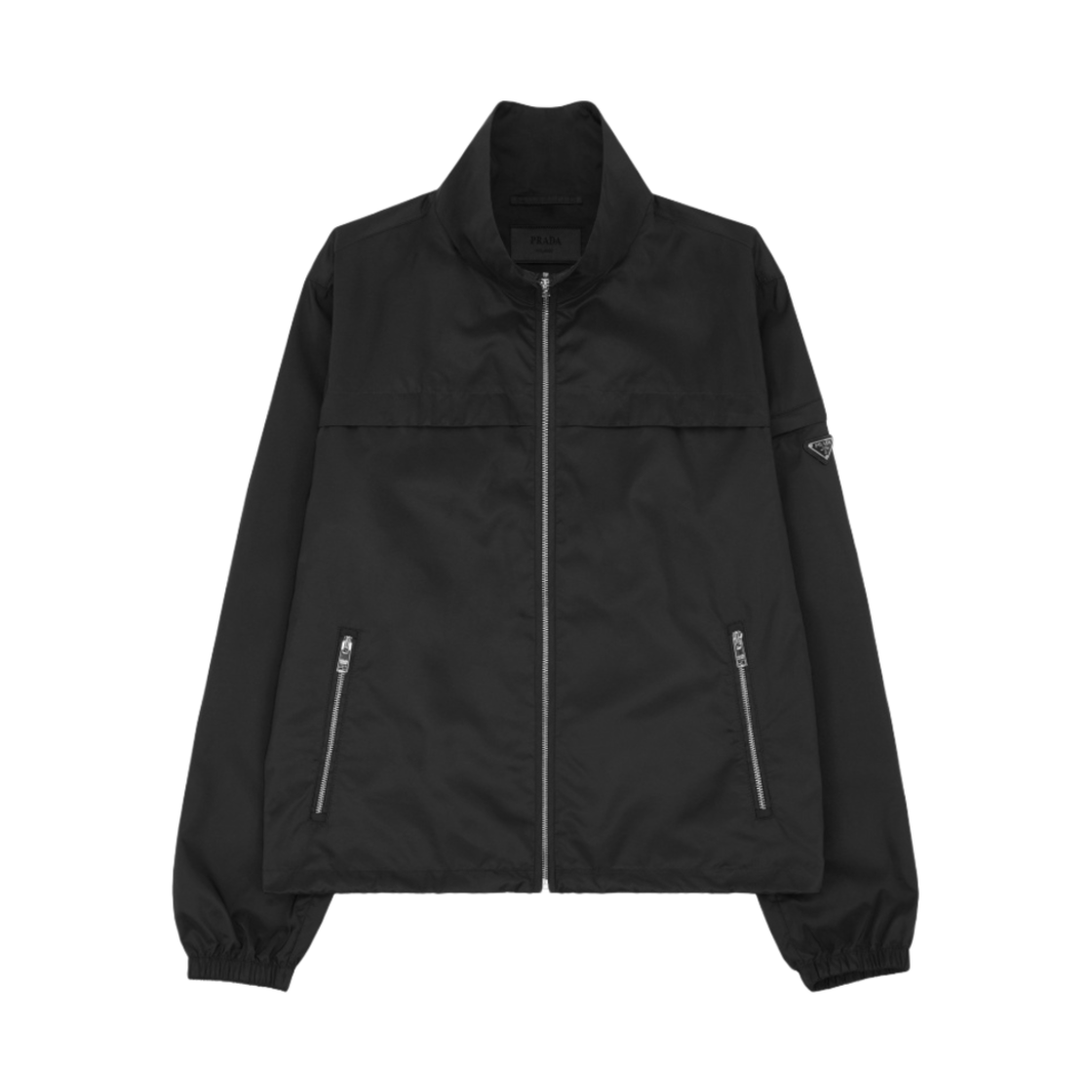 프라다 트라이앵글 로고 자켓 블랙(Prada Triangle Logo Jacket Black)