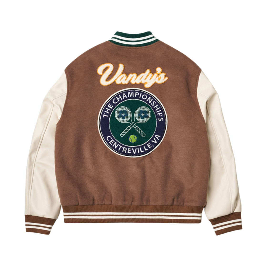 - Vandy The Pink Tennis Varsity Jacket