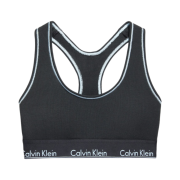(W) Calvin Klein x Jennie Organic Cotton Rib Racerback Bralette Black Beauty