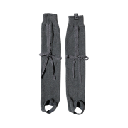 Saenginstudios Lace Ribbon Leg Warmer Gray