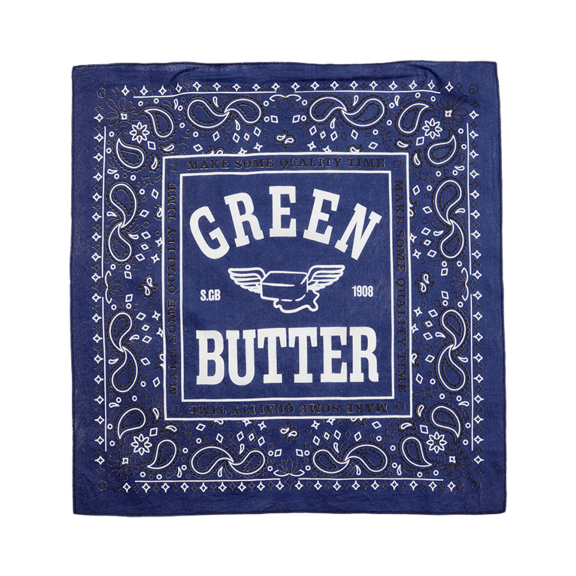 그린버터 버터 윙 반다나 네이비(Greenbutter Butter Wing Bandana Navy)