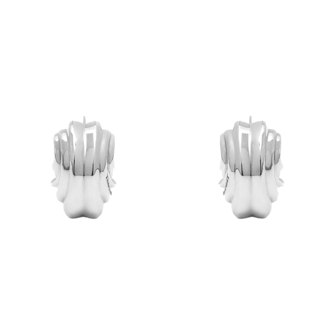 써드무브먼트 빅 쉘 이어링 실버(Third movement Big Shell Earring Silver)