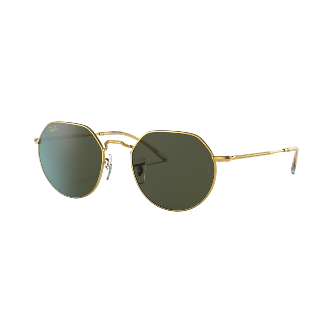 RB3565-919631 Ray-Ban Jack Polished Gold Frarme Green Classic Lenses