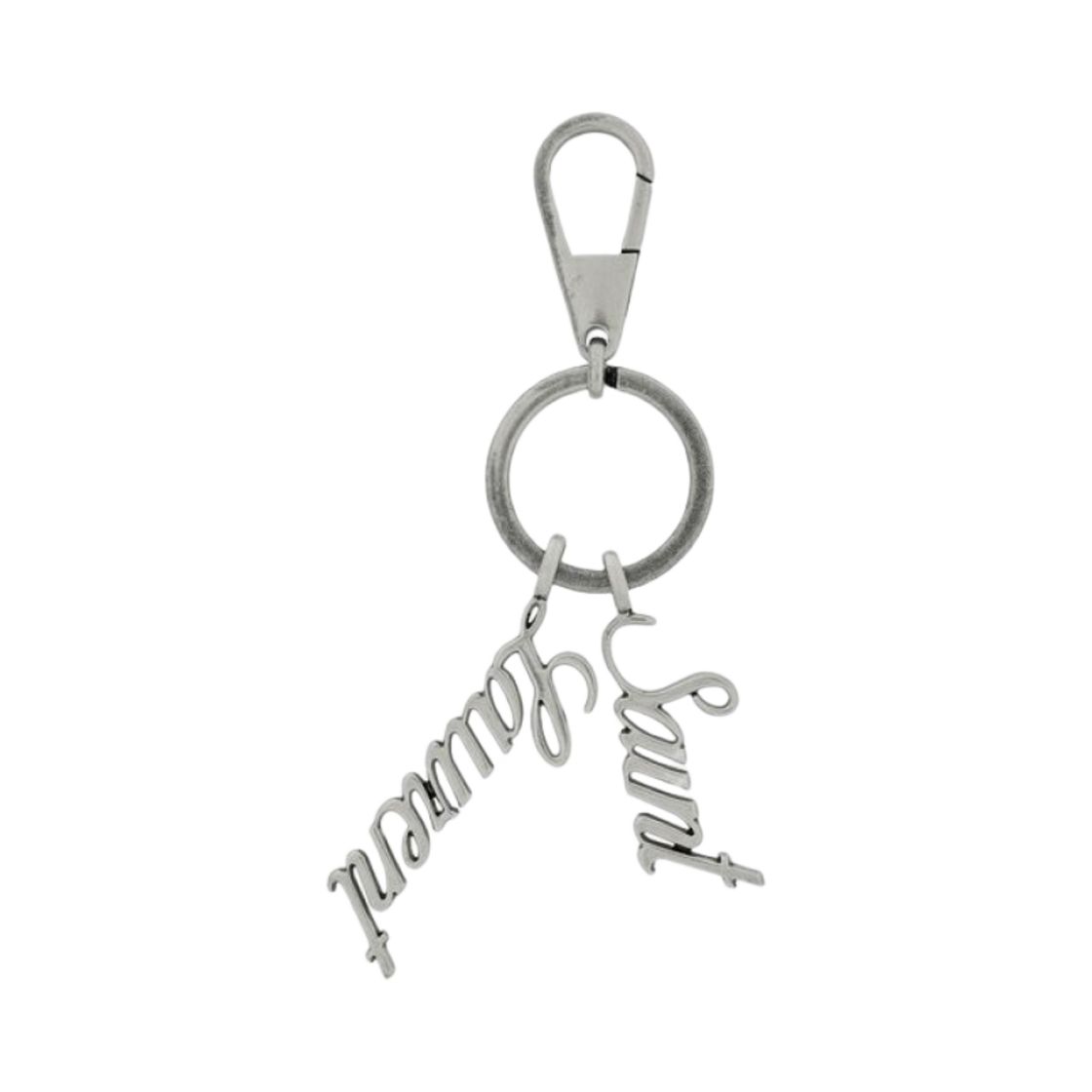 생로랑 메탈 키링 옥시다이즈 실버(Saint Laurent Keyring in Metal Oxidized Silver) - 1