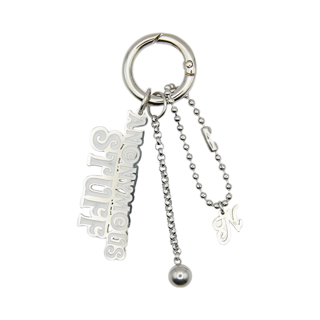 엔프프 어나니머스 스터프 키링 화이트