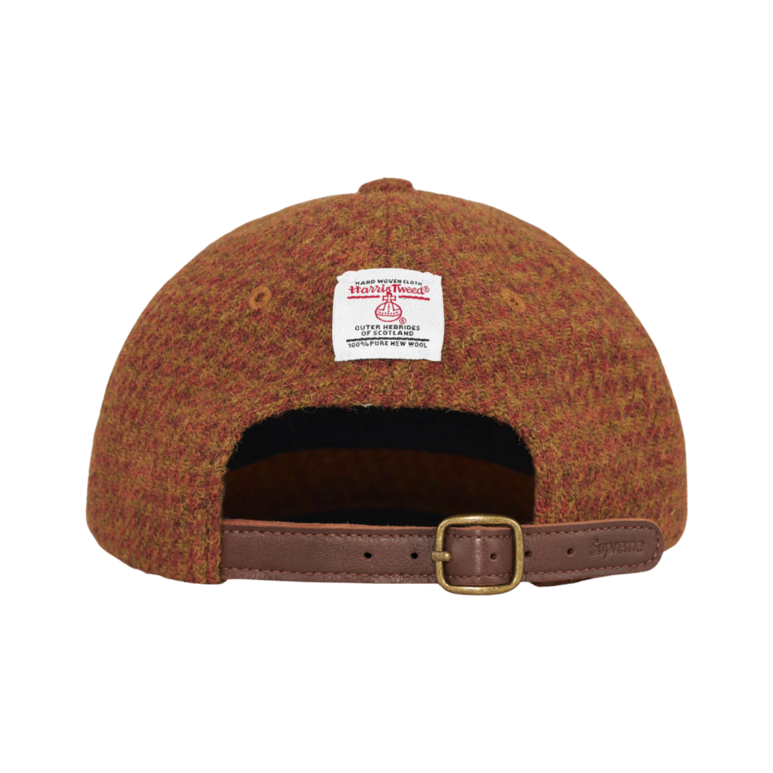 슈프림 해리스 트위드 6-패널 러스트 - 24FW(Supreme Harris Tweed 6-Panel Rust - 24FW) - 2