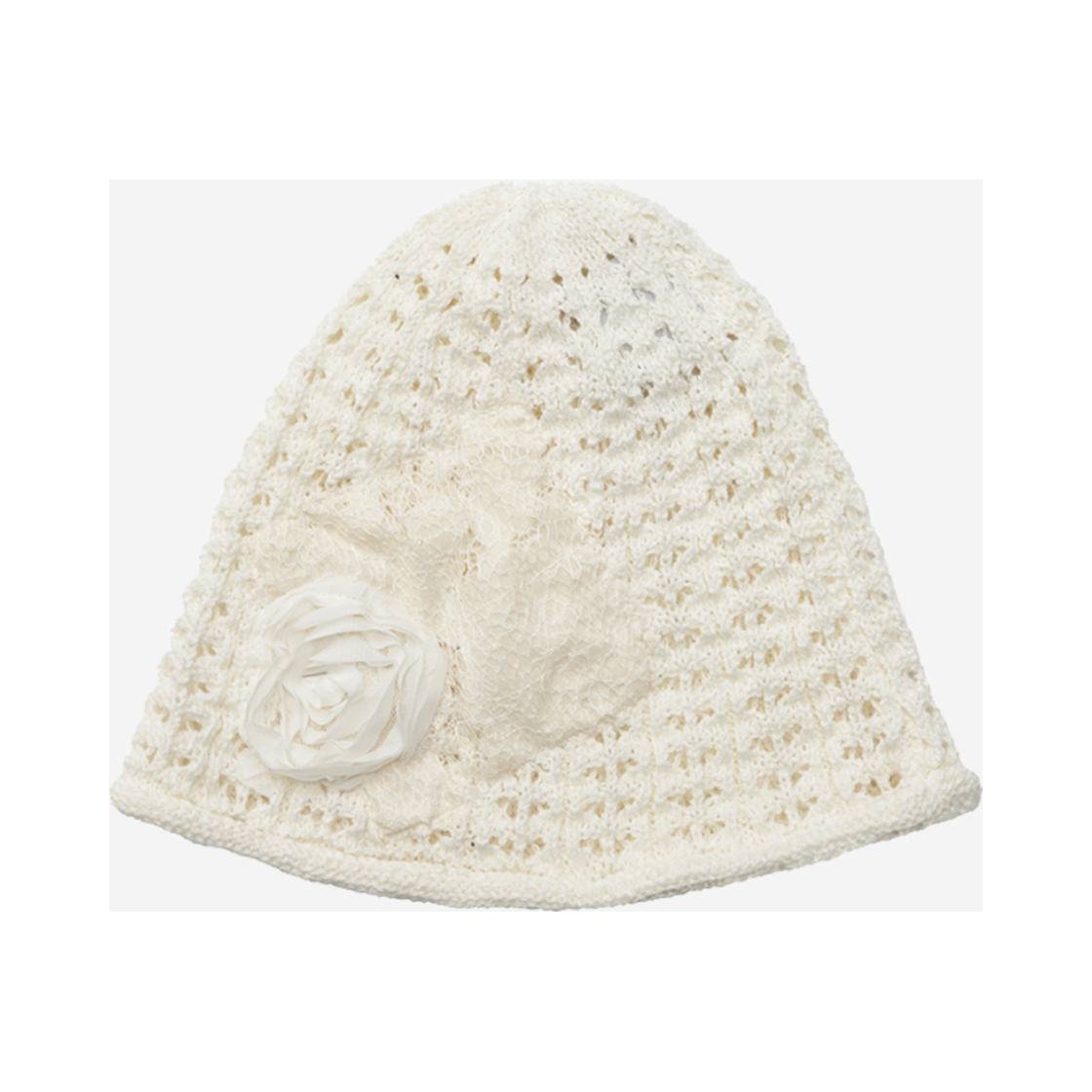 더그레이티스트 메쉬 플라워 비니 아이보리(The Greatest Mesh Flower Beani Ivory)