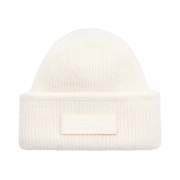 Jacquemus Grosgrain Beanie Off White