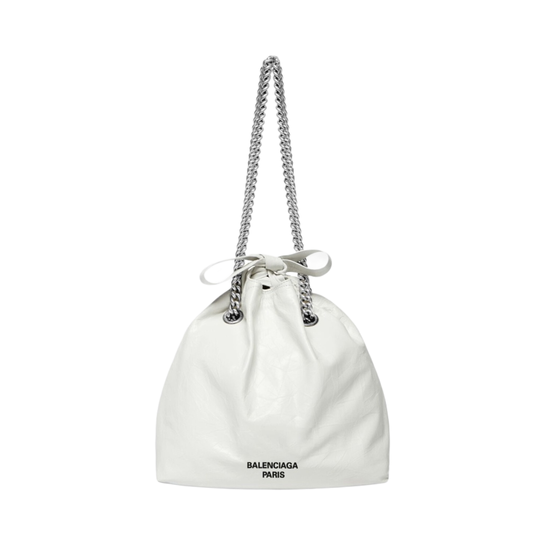 발렌시아가 크러쉬 스몰 토트백 옵틱 화이트(Balenciaga Crush Small Tote Bag Optic White) - 1