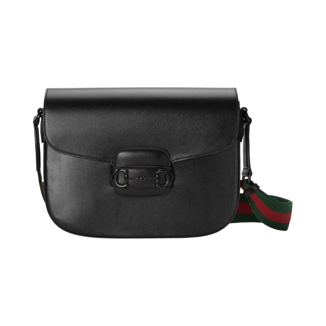 구찌 홀스빗 1955 숄더백 블랙 레더(Gucci Horsebit 1955 Shoulder Bag Black Leather) - 1