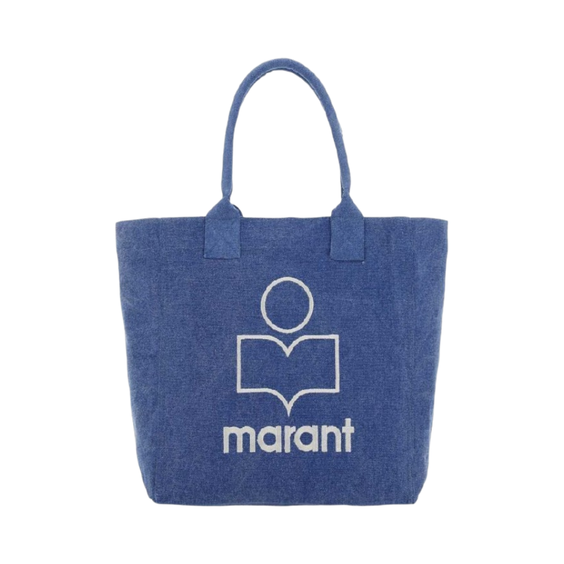 이자벨 마랑 스몰 옌키 로고 토트백 블루(Isabel Marant Small Yenky Logo Tote Bag Blue)