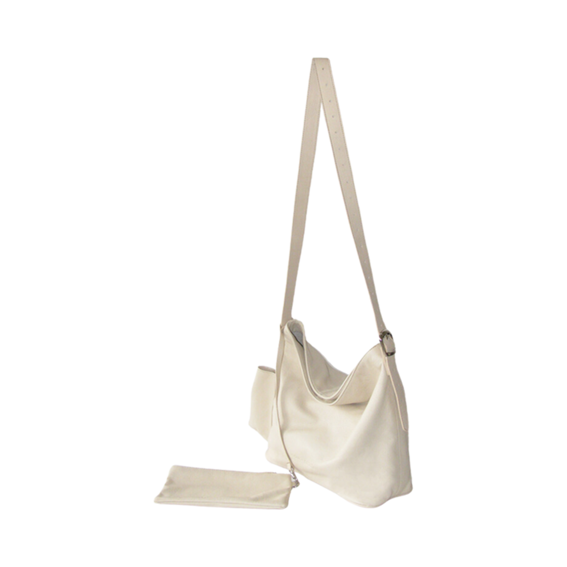 QR0009 Paloma Wool Mini Camp Nou Leather Bag Ecru