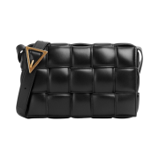 Bottega Veneta Padded Leather Cassette Black