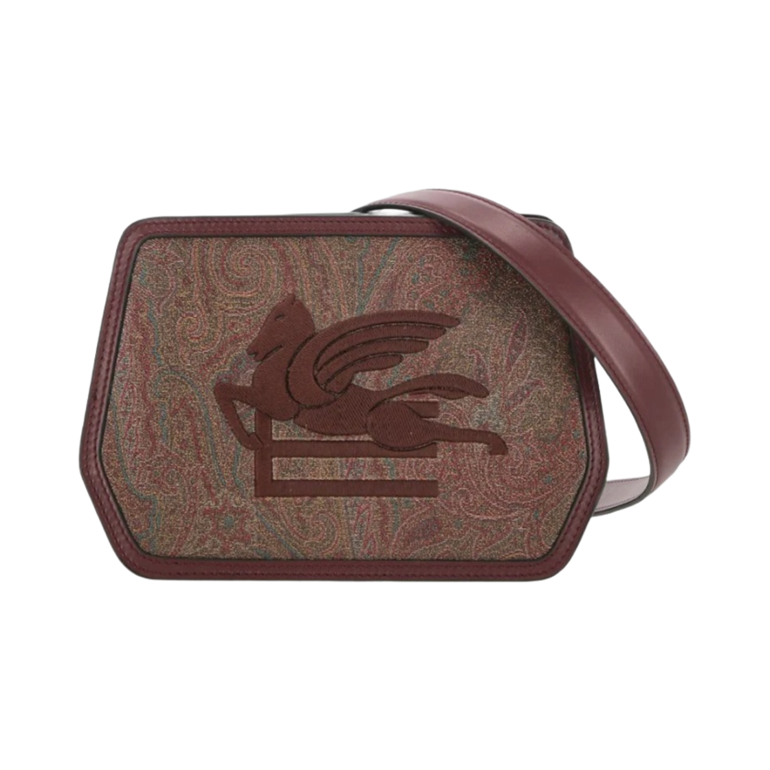 WP1C0004AA001R0369 Etro Essential Paisley Cross Bag Brown