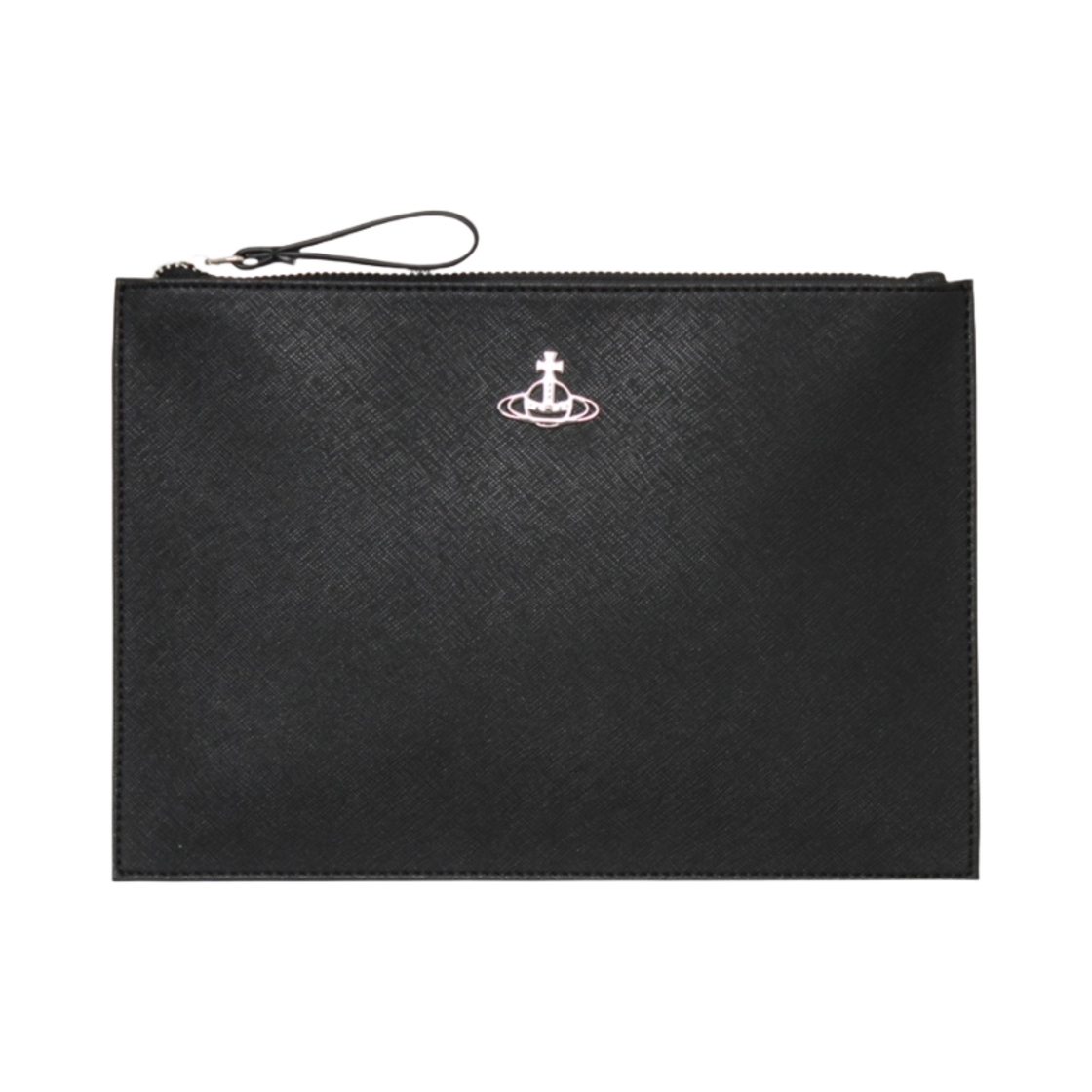 비비안 웨스트우드 사피아노 바이오그린 파우치 블랙(Vivienne Westwood Saffiano Biogreen Pouch Black) - 1
