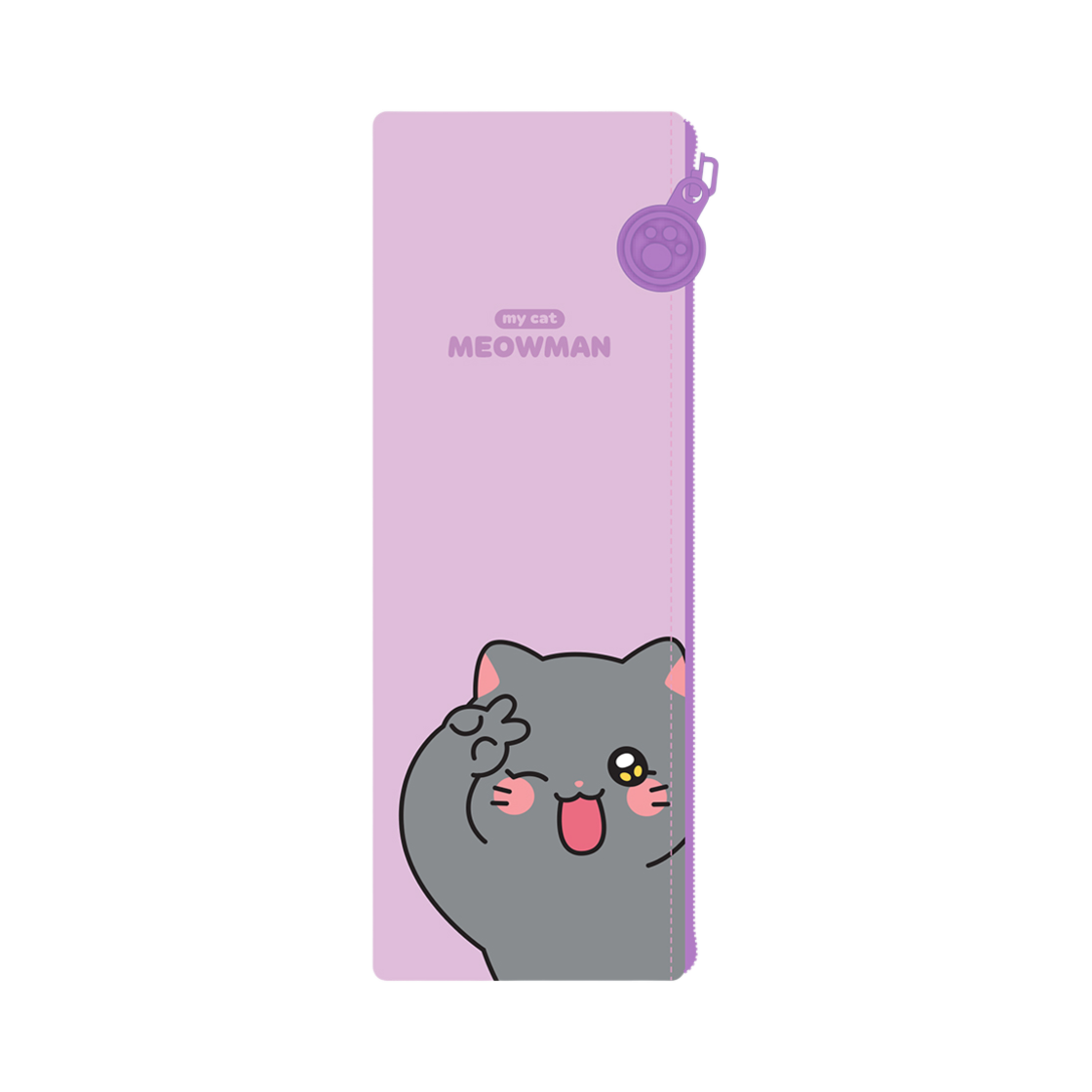 냐한남자 플랫 파우치 까꿍 영철(Meow Man Flat Pouch Kkakkung Youngchul)