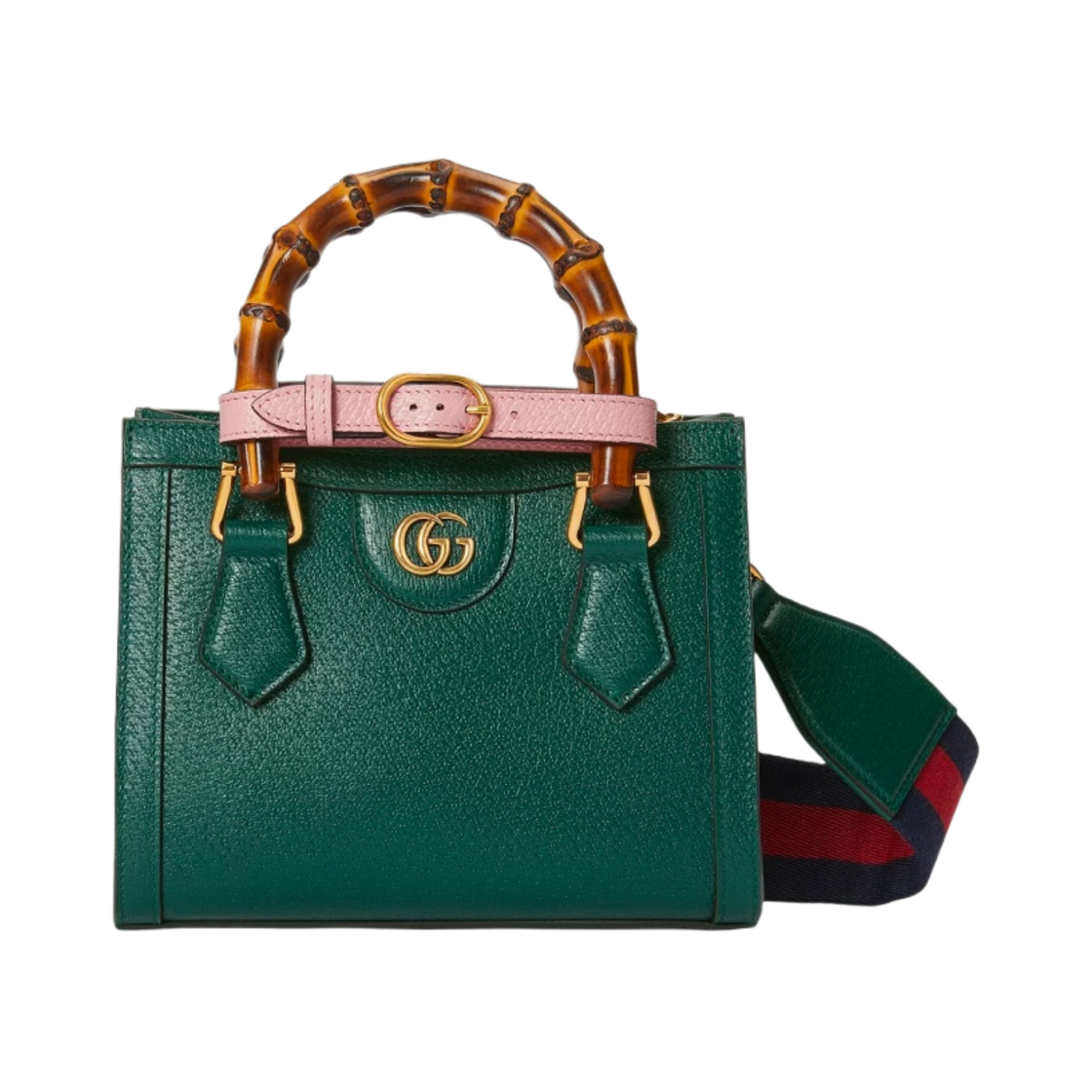 구찌 다이애나 미니 토트백 그린 레더(Gucci Diana Mini Tote Bag Green Leather) - 1