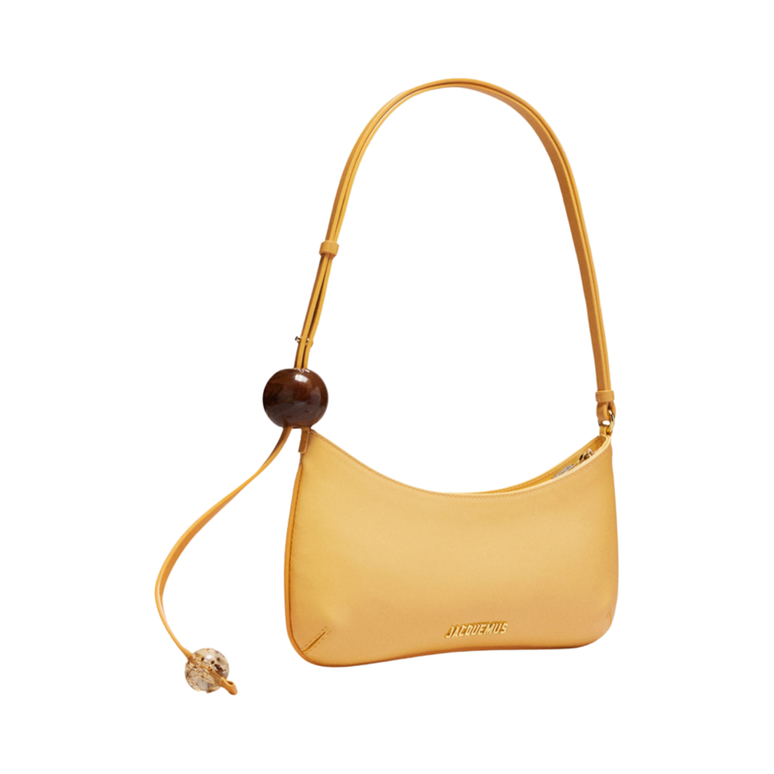 자크뮈스 르 비쥬 펄 비디드 숄더백 더스티 옐로우(Jacquemus Le Bisou Perle Beaded Shoulder Bag Dusty Yellow) - 2