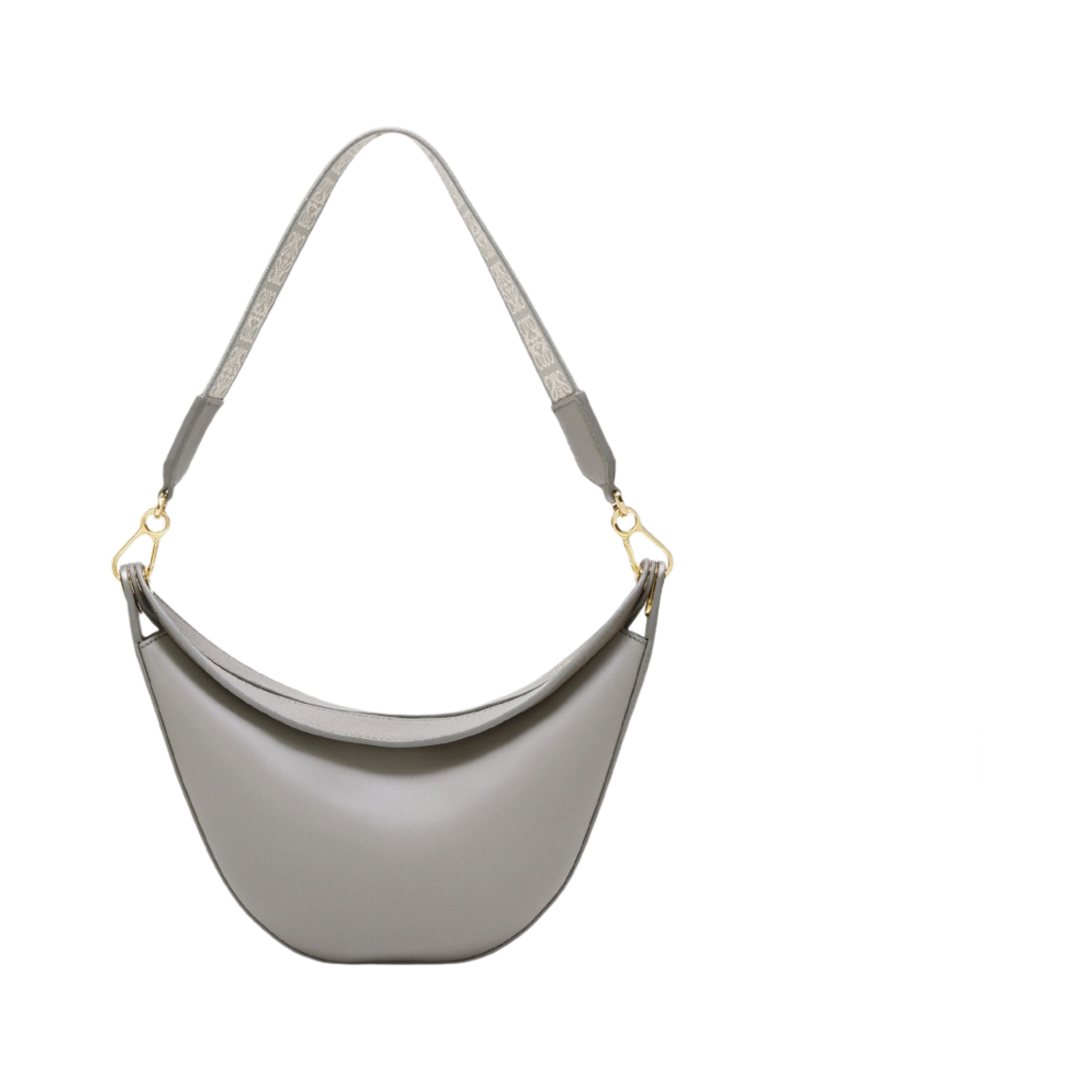 로에베 스몰 루나백 사틴 카프스킨 앤 자카드 펄 그레이(Loewe Small Luna Bag in Satin Calfskin and Jacquard Pearl Grey) - 1