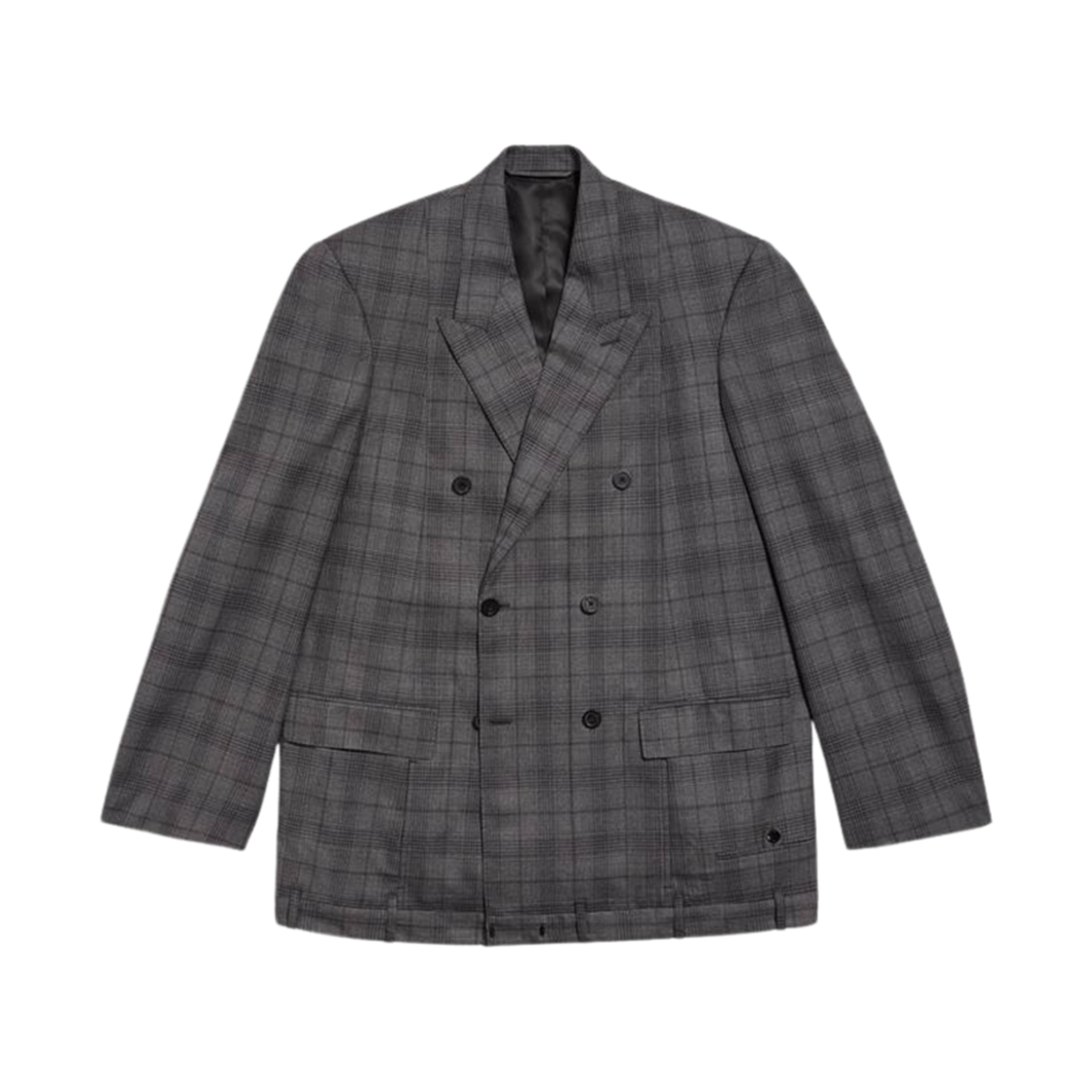 768745TPT091240 Balenciaga Deconstructed Jacket Grey