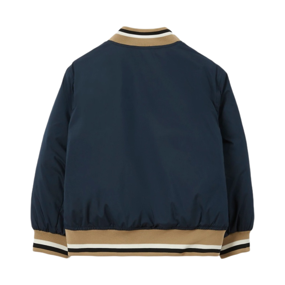 (키즈) 버버리 오크 리프 크레스트 봄버 자켓 네이비 블랙((Kids) Burberry Oak Leaf Crest Bomber Jacket Navy Black) - 2
