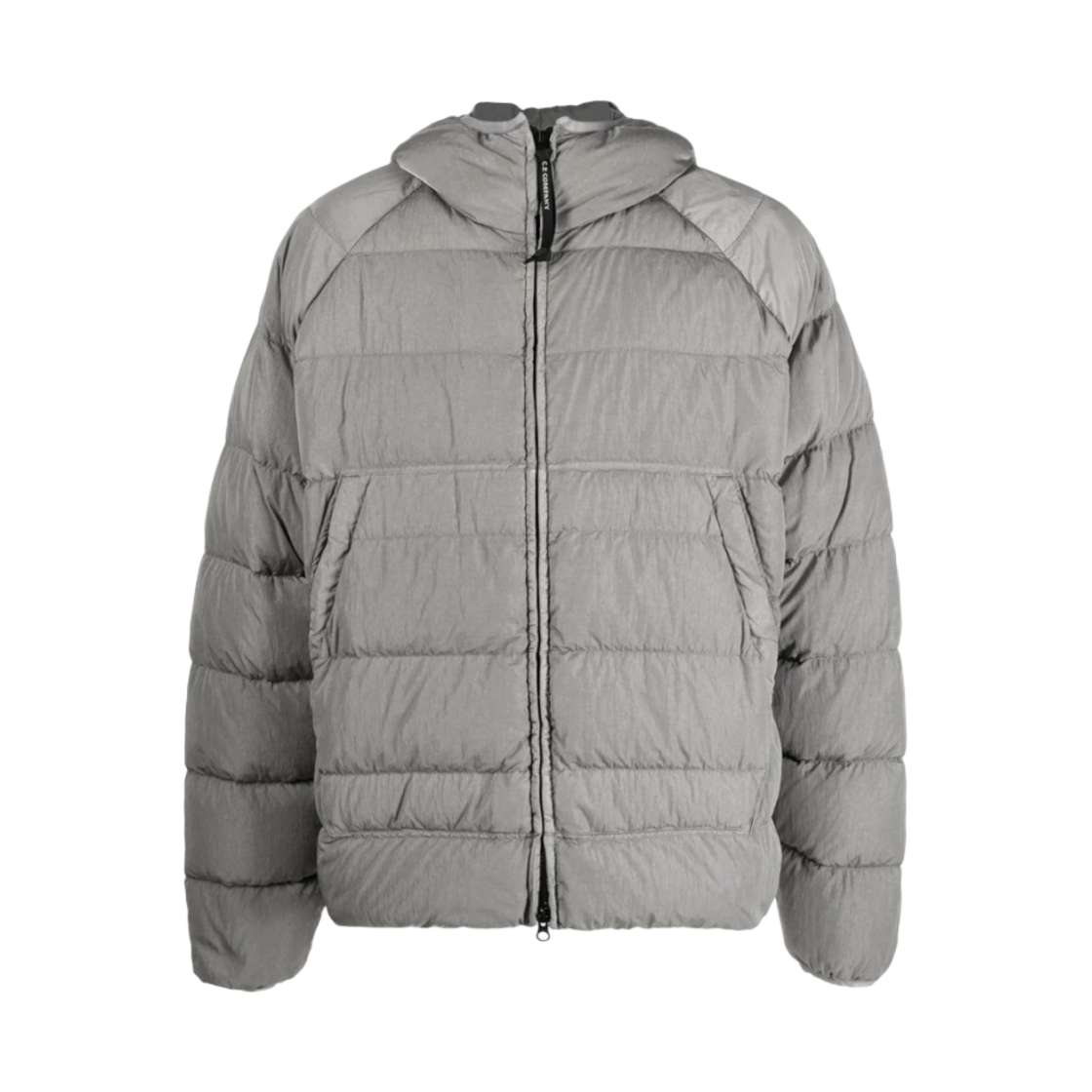 C.P. 컴퍼니 에코 크롬 R 후드 다운 고글 자켓 메탈 그레이 - 22FW