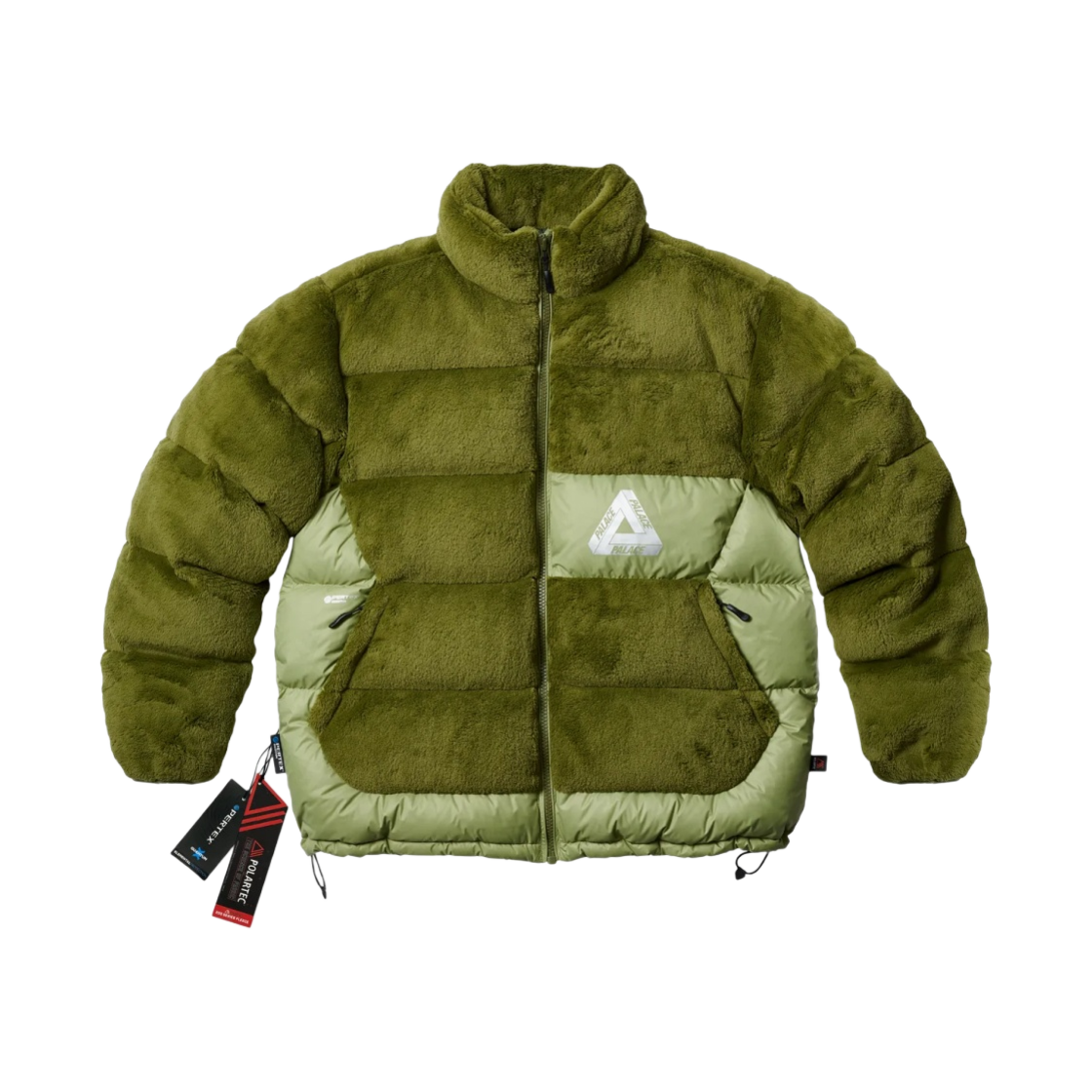 - Palace Polartec High Loft Puffa Olive - 22FW