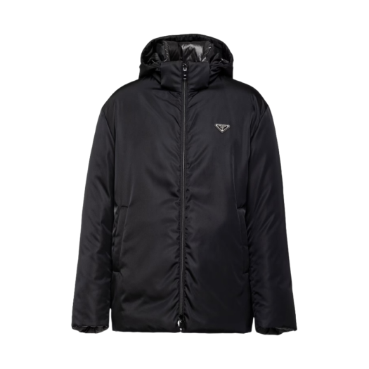 SGC398-1WQ8-F0002 Prada Re-Nylon Down Jacket Black