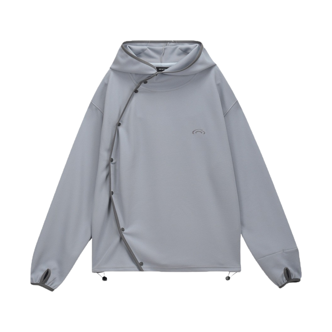 아트오브필드 사이드 스냅 저지 후드 라이트 그레이