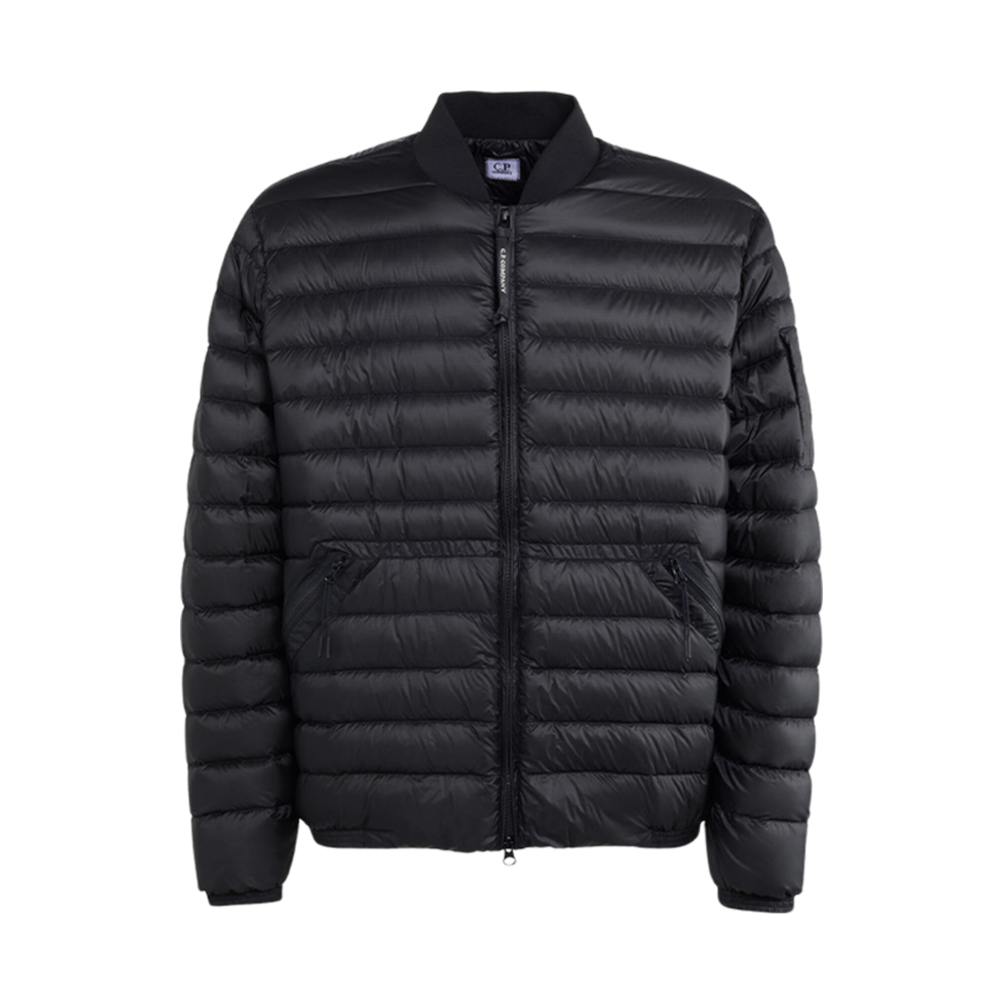 C.P. 컴퍼니 D.D. 쉘 다운 봄버 자켓 블랙 - 23FW(C.P. Company D.D. Shell Down Bomber Jacket Black - 23FW)