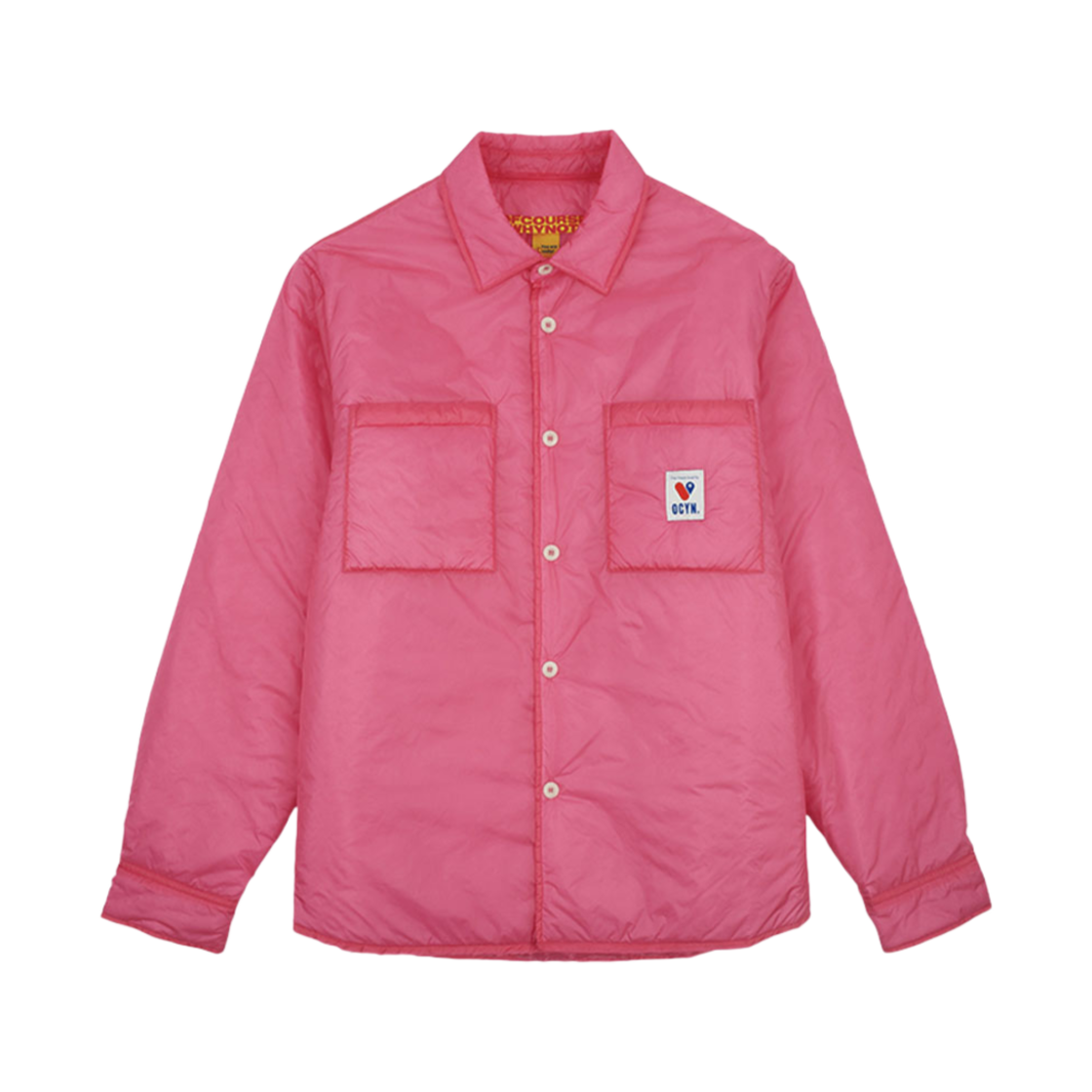 오브콜스와이낫 팝-타스틱 패디드 셔츠 라이트 핑크(ofcoursewhynot Pop-Tastic Padded Shirt Pink)