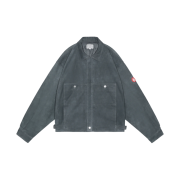 Cav Empt Suede Trucker Jacket Grey - 25SS
