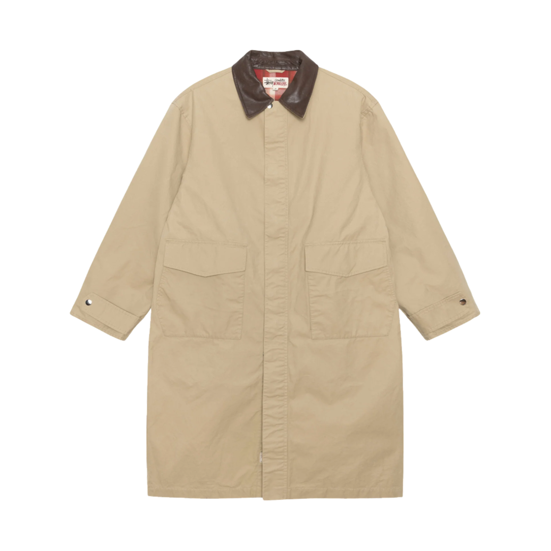스투시 더스터 코트 카키