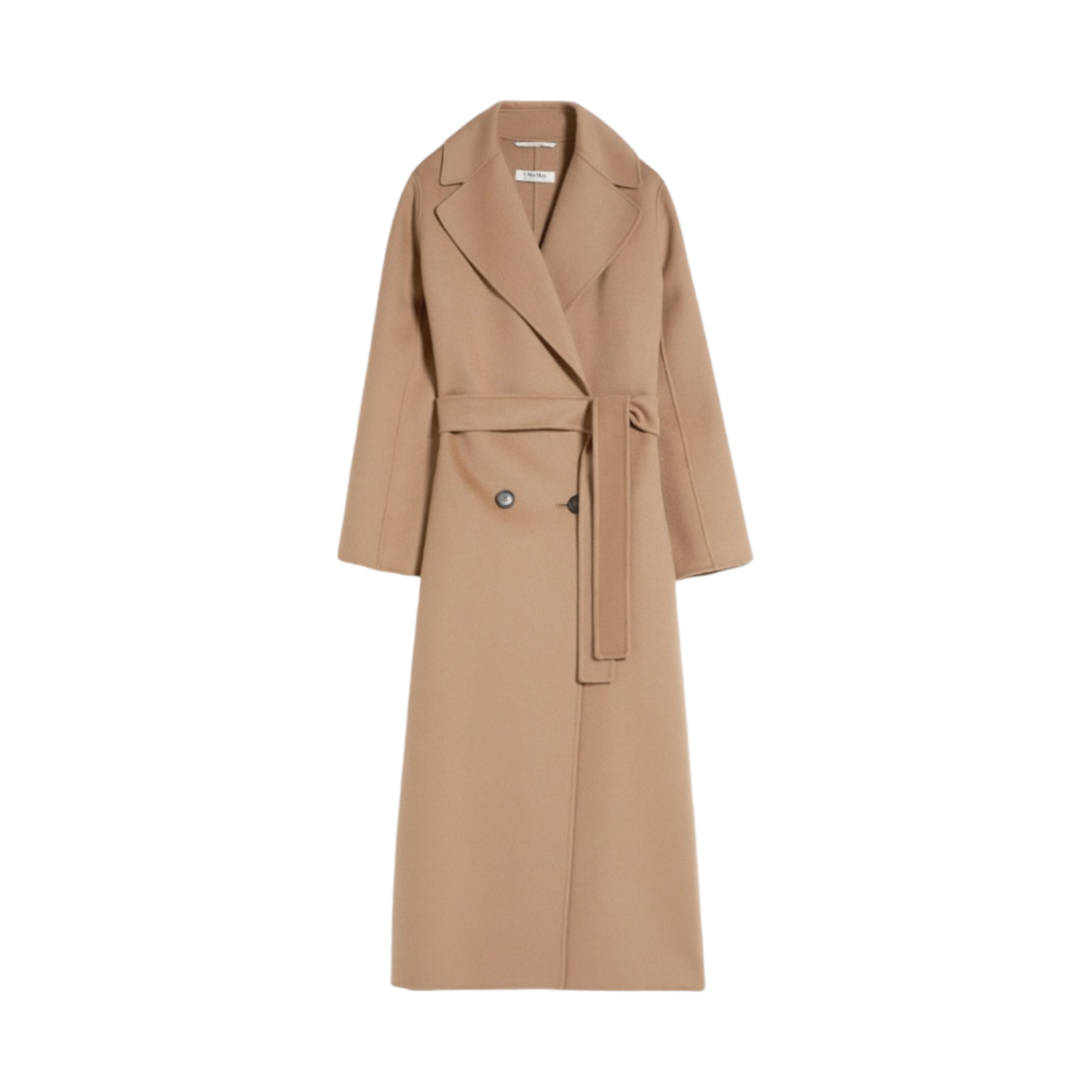(W) S 막스마라 파리데 더블 브레스티드 울 코트 카멜((W) S Max Mara Paride Double Breasted Wool Coat Camel) - 1