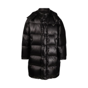 Prada Re-Nylon Down Coat Black
