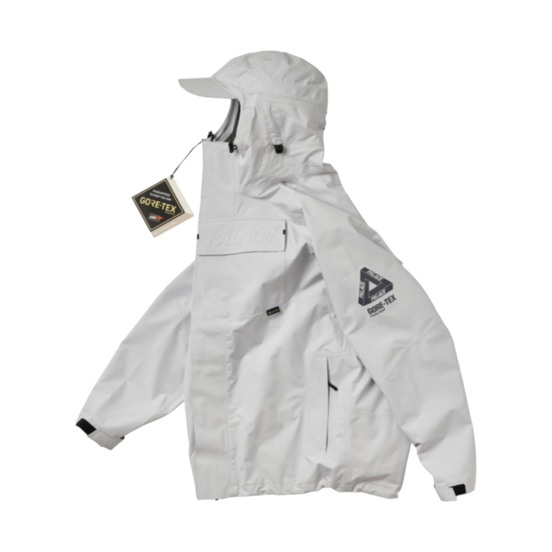 팔라스 고어텍스 P 캡 자켓 그레이 - 21SS(Palace Gore-Tex P Cap Jacket Grey - 21SS) - 4