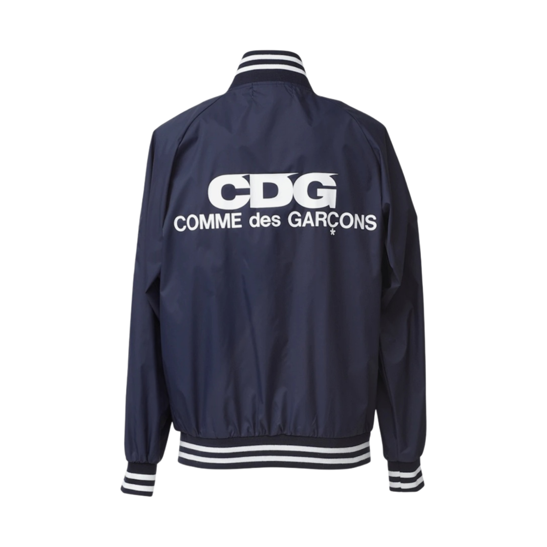 CDG 바시티 자켓 네이비