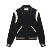 Celine Teddy Jacket in Corduroy Black