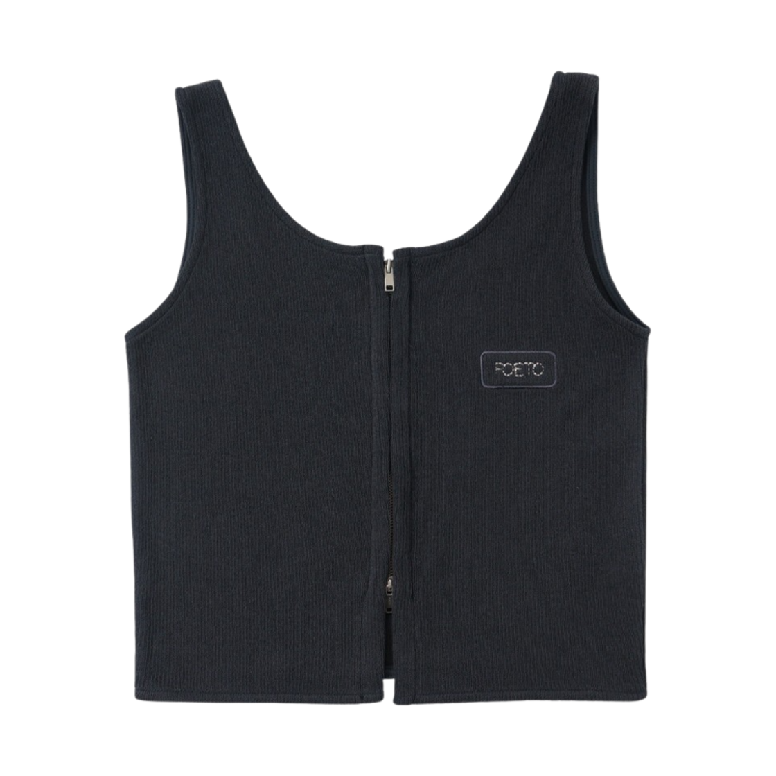 FOETO_129 FOETO Collect Twoway Zipup Charcoal