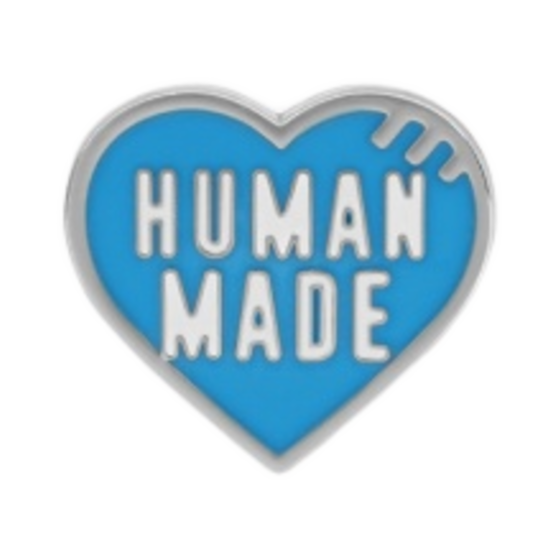 휴먼 메이드 하트 핀 블루(Human Made Heart Pin Blue)