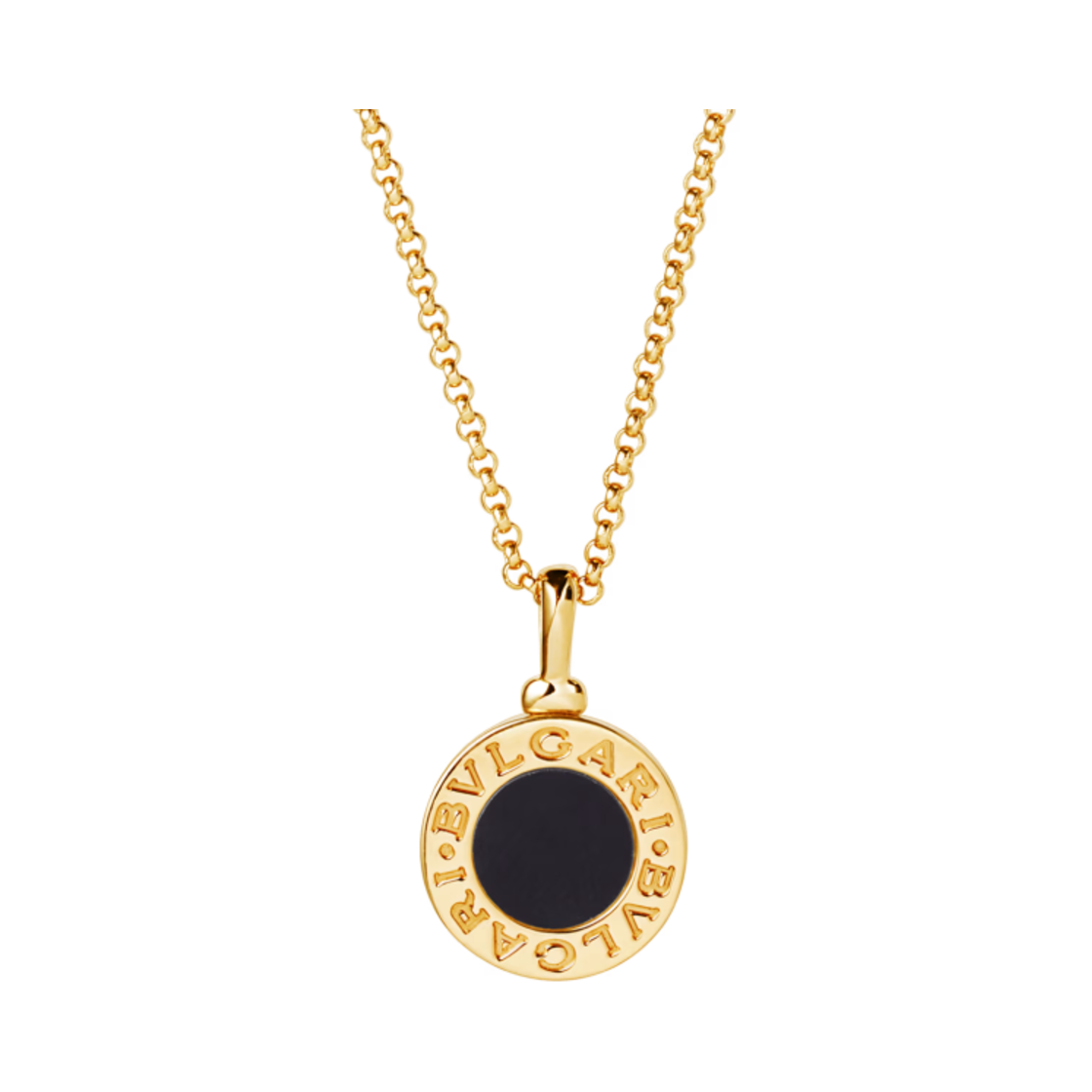 불가리 불가리 네클리스 옐로우 골드 블랙(Bulgari Bulgari Necklace Yellow Gold Black)