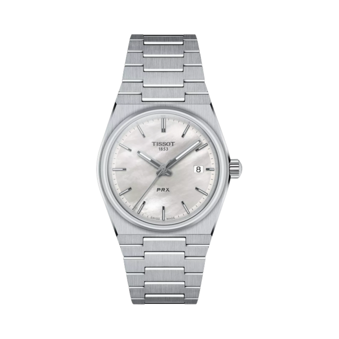 T1372101111100 Tissot PRX 35mm Quartz Steel White