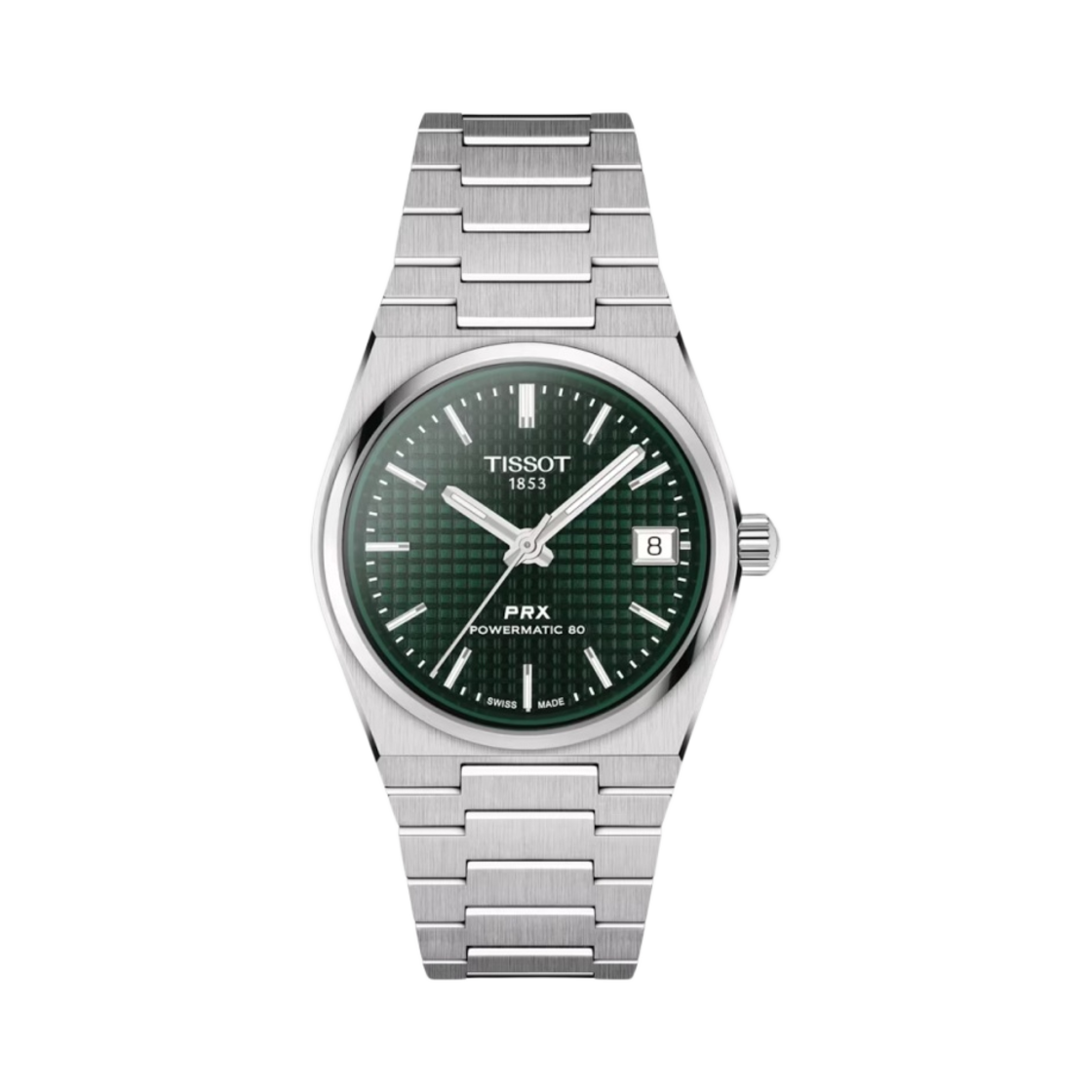 T1372071109100 Tissot PRX Powermatic 80 35mm Steel Green