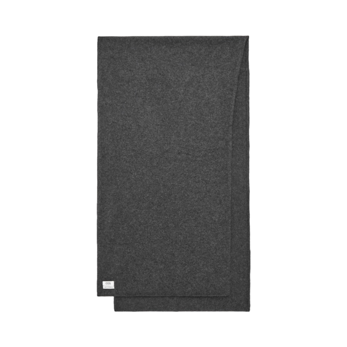1032425002 COS Pure Cashmere Muffler Dark Grey