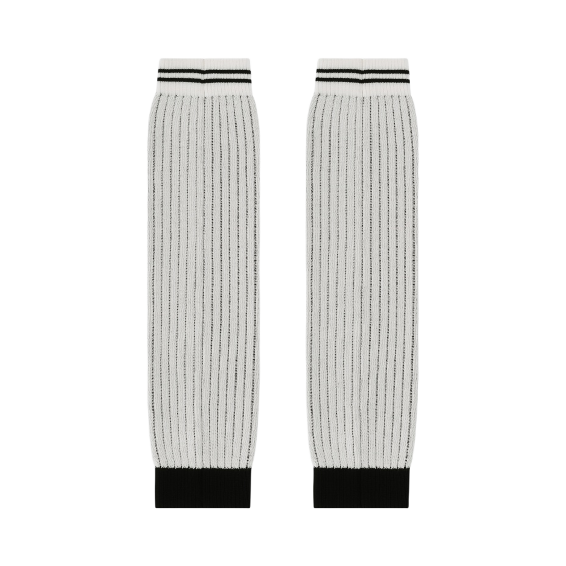 (W) 샤넬 게이터 믹스드 파이버 & 화이트 블랙((W) Chanel Gaiters Mixed Fibers & White Black) - 2