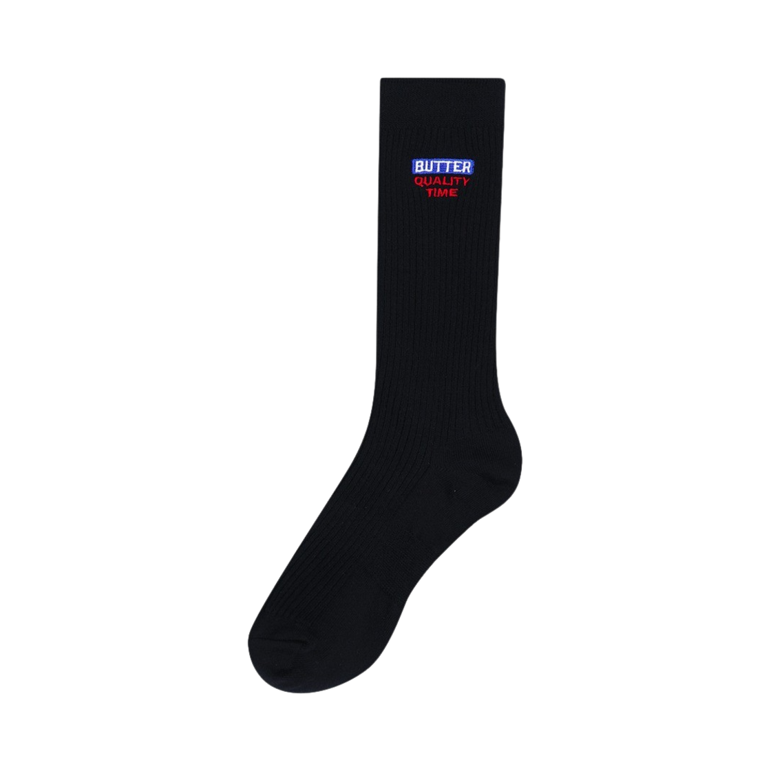 그린버터 우먼 버터 롱 삭스 블랙(Greenbutter Women Butter Long Socks Black)
